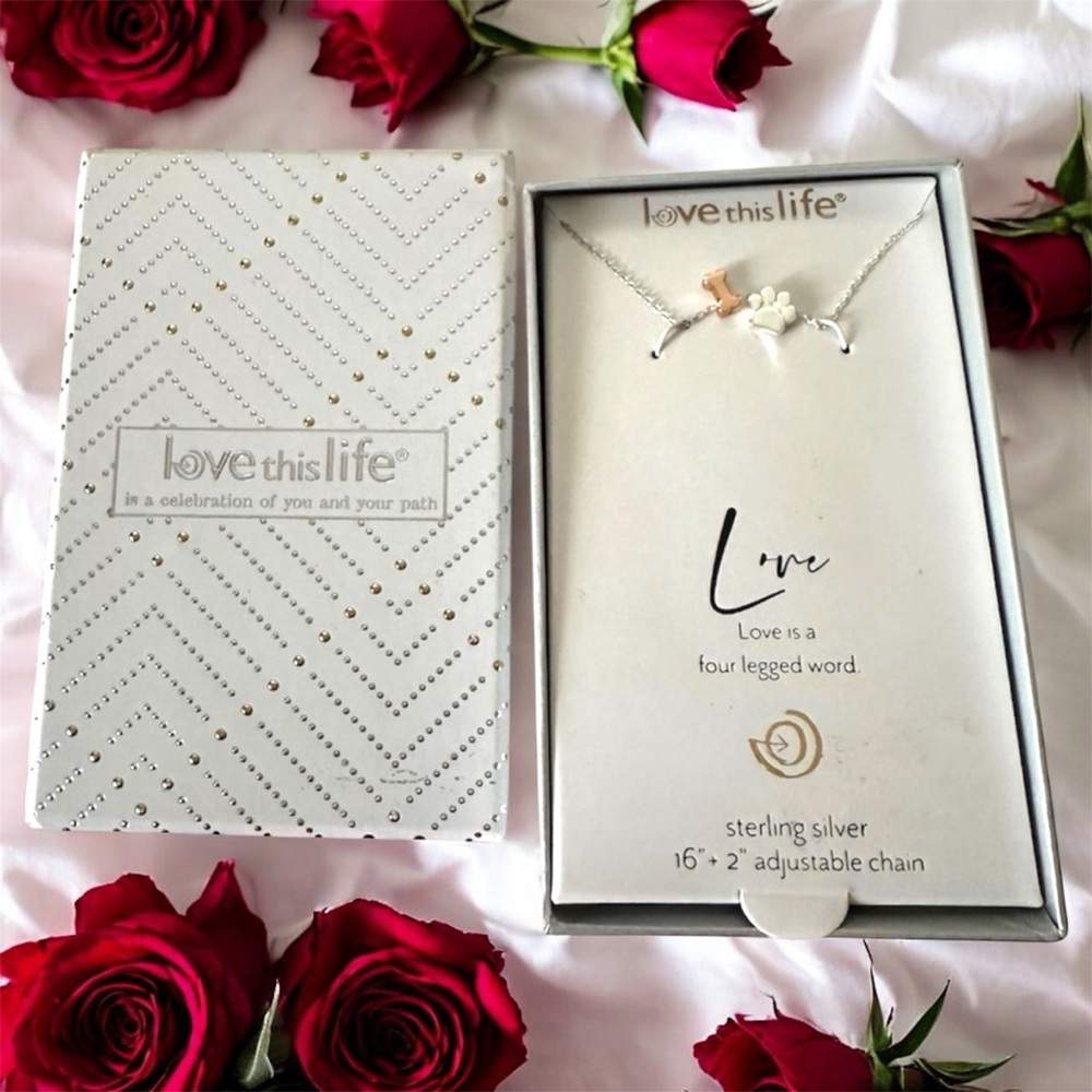 Sterling Silver Necklace with Charms